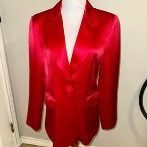 Karina Grimaldi Vibrant Red Blazer